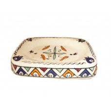 Handmade pottery soap dish
